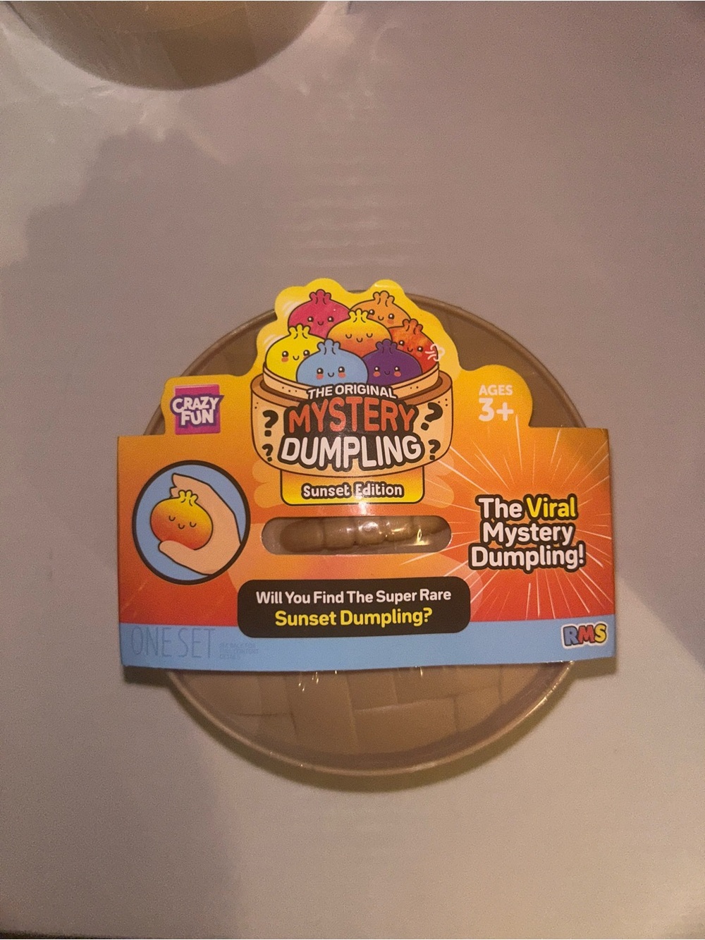 (1 pack) Sunset Mystery Squishy - The Viral Mystery Dumpling! - TIK TOK